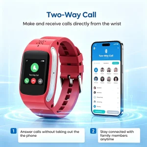 L21 Android 9.0 Elderly GPS Tracking Smart Watch Emergency SOS Alarm SIM Card Supported Multi Vital Signs Health Monitoring