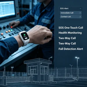L21 Elderly Safety 4G GPS Watch IP67 Waterproof SOS Emergency Alert Roaming SIM Android Senior Health Location Bracelet