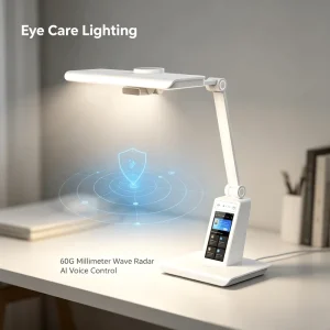 L35 4G IoT Smart Desk Lamp Bar Plastic Built 60G Radar Sensor Non Contact Health Data Tracking AI Interaction Eye Protecting