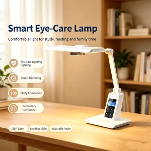 L35 AI Health Smart Lamp 60GHz Radar Sleep Monitor 4G SOS Call Elderly Care Eye Care Desk Lamp