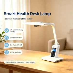 L35 AI Health Smart Lamp 60GHz Radar Sleep Monitor 4G SOS Call Elderly Care Eye Care Desk Lamp with Custom Software