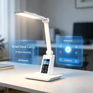 L35 Android-Based Smart Lamp 5 Inch Touch Display 60G Radar Sleep Monitoring AI Voice Control Custom Firmware Available