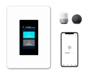 L9 Smart Switch US Standard 2 Gang Wall Light Switch Button Name and Icon Customizable Voice Control Alexa Google Home