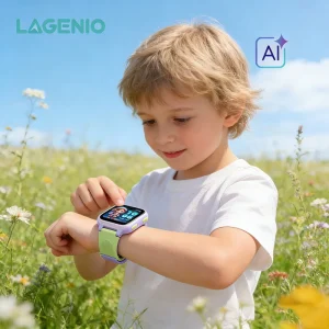 LAGENIO Good Quality 4G AI Video Chat Kids Smart Watch SOS Emergency GPS LBS A GPS WIFI Tracker SOS FCC Smart Watch for Children