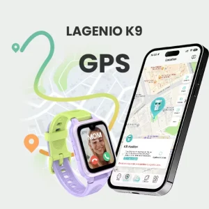 LAGENIO K9 AI Smart Watch Video Call Android System 1.78 Inch 1+8G Memory Waterproof SOS Answer HD Camera 4G Kids Smart Watch