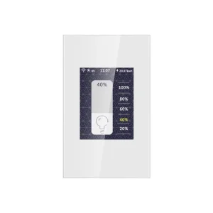 LANBON L8 HD 10A 250V LCD Smart Dimmer Switch WiFi Mesh Touch Light Switch Works Alexa Google Home EU US Standard Tempered Glass