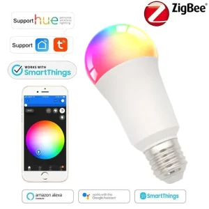 LAPU 7W Aluminum-Plastic Smart Bulb, Remote Voice Control, Dimmable Globe Bulb