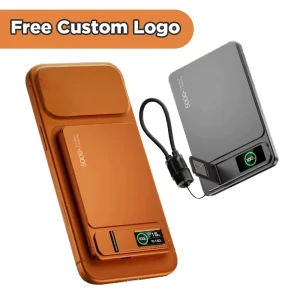 LC1C2 All-in-One Aerospace Aluminum Magnetic Power Bank TFT Display 15W Wireless Fast Charging Adjustable Stand High Capacity