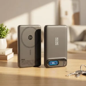 LC43 Ultra-Compact High-Capacity 5000/10000mAh Magnetic Power Bank, 15W/25W Wireless, 20W/45W Wired, AI 2.0 Smart Display, Aluminum Alloy