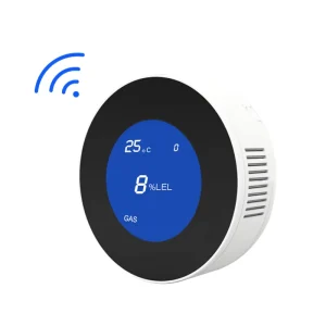 LCD Digital Display gas leakage detector 95db tuay wifi gas detection Alarm home security detector
