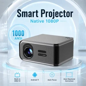 LCD Projector 1080P Full HD 4K Smart Home Theater Video Projector for Education Business Presentation Projectors Supplier