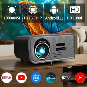 LCD Projector 4k Android Smart Wifi Custom Logo Tv Native 1080P Home Theater Outdoor Led Light Projectors