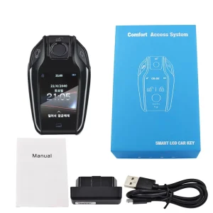 LCD Smart Car Key IPS Touch Screen Upgraded PKE Remote Universal to All Car Remote Controller New