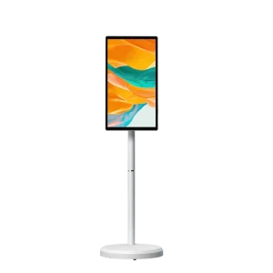 LCD Smart TV Portable Android IPS Display 21.5″ White Smart Portable Touch Screen Monitor Google App