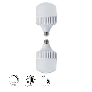 Smart Automatic-Control LED Light Bulb with Motion Sensing, Energy-Saving and High Stability, Suitable for Safety Lighting in Industrial Sites and Garage Corridors