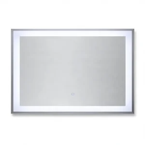 LED Bathroom Mirror Smart Wall Mounted Vanity Mirror Lighted Defogger for Hotel Apartment Villa