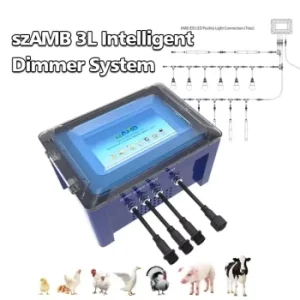 LED Control System Manual Switch 0 10V Triac Controller 100v 230v 2000W 4000W Poultry Lighting System Eco Friendly Waterproof