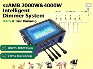 LED Dimmer Automatic Control with Program Operation Time Table Setting RS485 Signal 0 10V Triac Dimming