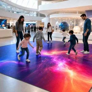 LED Floor Display P2.9 P3.9 500x500mm HD Video Screen for Brand Experience Center and Exhibition Hall Professional Technical