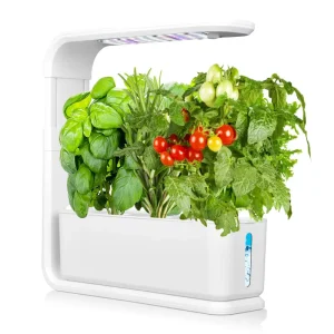 LED Herb Garden Hydroponics Grow Microgreens Aquaponics System Pump