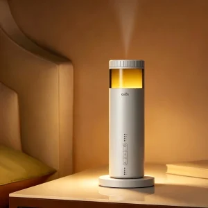 LED Night Light Tower Household Smart Control Waterless Scent Machine Home Aroma Aromatherapy Oil Fragrance Diffuser