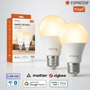 Energy-Saving Motion Sensor Smart LED Bulb PIR Security Indoor Outdoor Patio Light Fixture Alexa-Compatible Smart RGBW