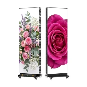 LED Poster Digital Signage 80 Inch 0.5ms Response Time 4000 1 Contrast P1.53 P1.86 P2.5 Indoor Advertising Display Screen