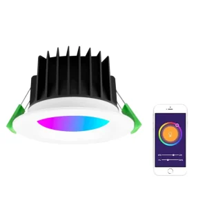 LED Smart Down Light Alexa Google RGB SAA wifi Home Voice Control Dimmable Ambient Light Remote Control Switch Shop hotel lamp