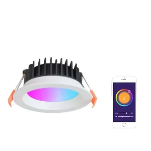 LED Smart Down light saa RGB with Alexa Google Home Voice Control Dimmable Ambient Light Remote Control Switch hotel Shop Use