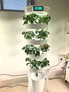 LED Vertical Garden Self Watering Planter Indoor Hydroponic Kit Automated Drip Irrigation