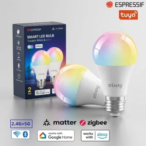 Smart Color-Changing LED Bulb, App-Controlled Wireless Indoor Decorative Home Ambient Light, Energy-Saving Motion-Sensing Smart LED Bulb