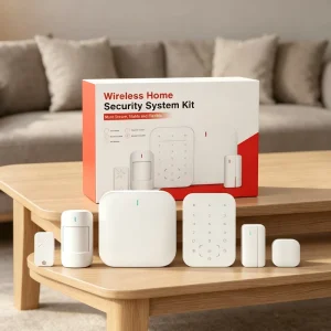 LHD8100 12V Smart Security Alarm System with Motion Sensors FSK 868MHz FHSS WiFi 4G GSM App Control Anti Jamming 800m Range