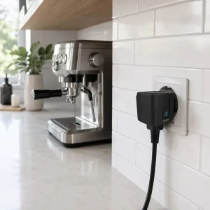 LIVOLO Smart EU Socket Plug Black for House 16A External Power Outlet Tabletop Socket Home Plug EU Standard