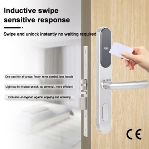LOCKAI Y2 Smart Lock Door 304 Stainless Steel Brass App Control & Card Unlock High Safety