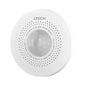 LTECH 5.0 SIG Mesh Human Motion Sensor 3.0V CR123A PIR Light Temp Humidity Detector Ceiling Smart Home HS BLE