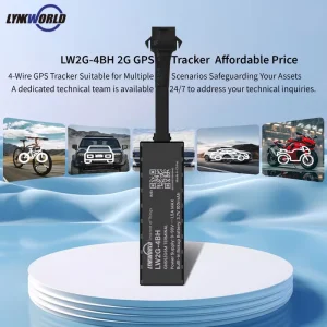 LW2G-4BH Mini 2G GPS Locator Asset Tracker Remote Engine Lock Anti Theft Features Dashboard for Motorcycle Android App