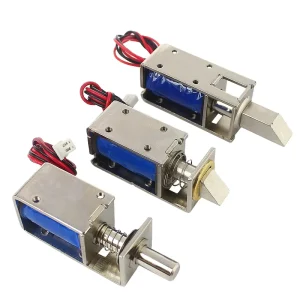 LY03 DC12v Electric Control Lock Small Electromagnet DC Push-pull Magnetic Lock Door Lock Solenoid