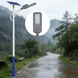 Laihong Industrial High Brightness Waterproof Die-Cast Aluminum Led Solar Street Light 30W-200W IP66 Outdoor 5-Year Warranty
