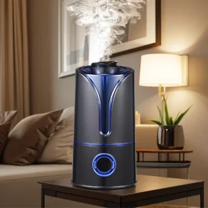 Large 5L Capacity Electric Humidifier Intelligent Mute Aromatherapy Atomizer Household Double Spray Humidistat for