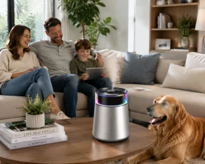 Large 7L Ultrasonic Humidifier With LED Night Light, 360° Mist Outlet, Low Noise Cool Mist Maker For Home Office