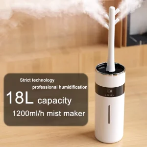 Large Capacity Electric Floor-Standing Industrial Ultrasonic Humidifier Disinfection Aromatherapy Low Noise Household
