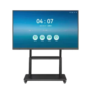 Large Format Interactive Whiteboard with 4K UHD 120Hz Metal Frame for Conference Training & Presentation