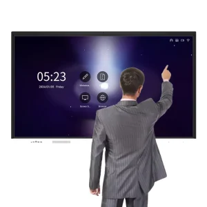 Large Screen 65Inch 4K 3840*2160 Android Television Smart Tv Displays for Meetings Educations Interactive