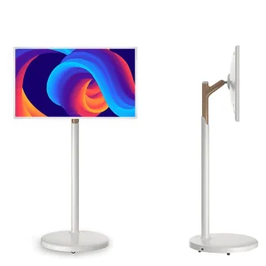 Large Size 32inch Touch Smart Mobile Smart Screen LCD Display Android 12 Battery 4G+64G Floor Standing Advertising Player