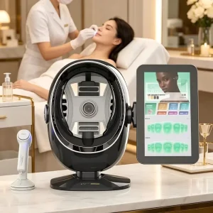 Latest AI Intelligent Facial Scalp Skin Analyzer 36MP Camera Foldable Screen Professional Medical Dermatoscope for Salon