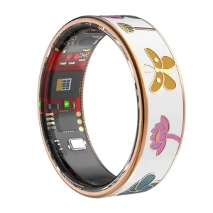 Latest Enamel Craft R19 Smart Ring Fitness Tracker 5ATM Waterproof Heart Rate Blood Oxygen Sleep Sport Lightweight R19 Smartring