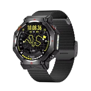 Latest Flashlight Smartwatch Com GPS Men ChatGPT Answer Montre Connecte Wearable Device Connected Watch With Barometer Altitude