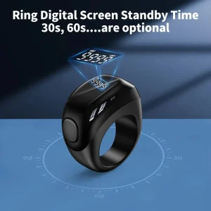 Latest New Smart Digital Muslim Electronic Smart Rings Islamic Tasbih Ring