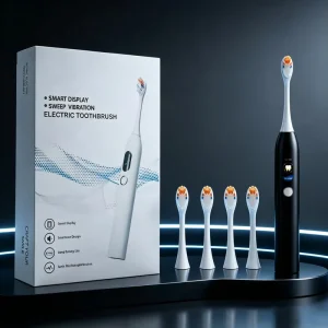 Latest Products High Quality IPX7 Waterproof Automatic Smart Vibrating Tooth Brush Portable Display Screen Electric Toothbrush