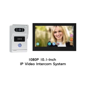 Latest Smart 1080P Video Door Phone with 10.1″ Touch Screen Motion Detection & Water Resistant for Home/Villa WiFi
